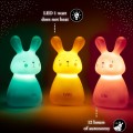 Trio de veilleuses Lapin Multicolore