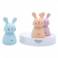 Trio de veilleuses Lapin Multicolore