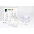 Trio de veilleuses Lapin Multicolore