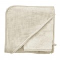 Cape de bain + Gant de toilette Beige